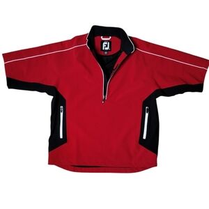 FootJoy Tour Collection Dry Joys Golf Short Sleeve Sport Windshirt L